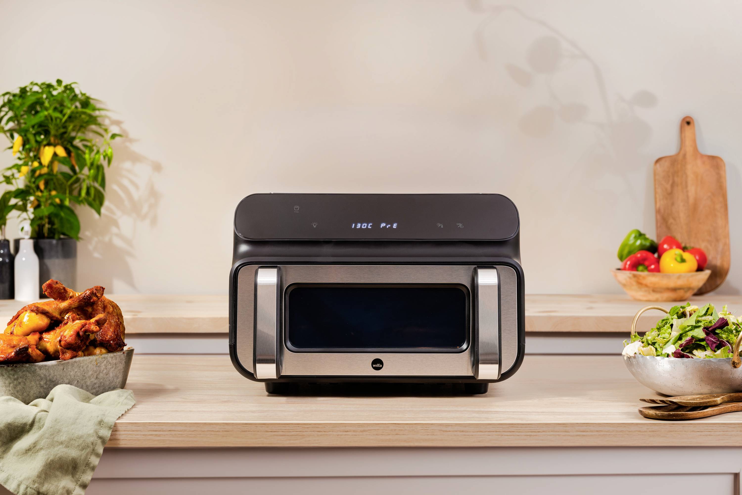 Wilfa Dualfry Grill AFG-10 Heißluft-Fritteuse 10l 1600W