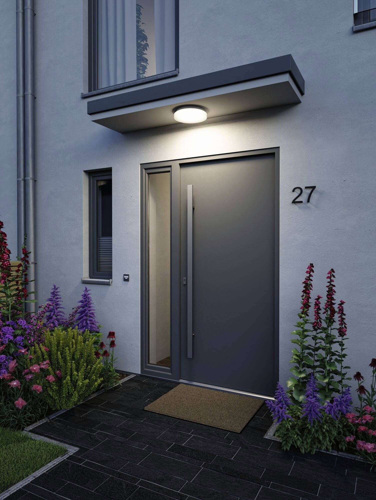 Paulmann 75408 Luiana IP44 3000 - 5700K 1750lm 230V 16,5W dimmbar Deckenleuchte LED 16.5W Weiß