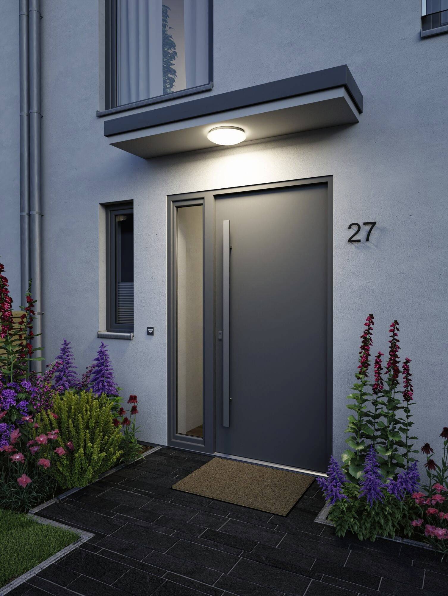 Paulmann 75406 Leonis II IP44 3000 - 5700K 1750lm 230V 16,5W dimmbar Deckenleuchte LED 16.5W Weiß