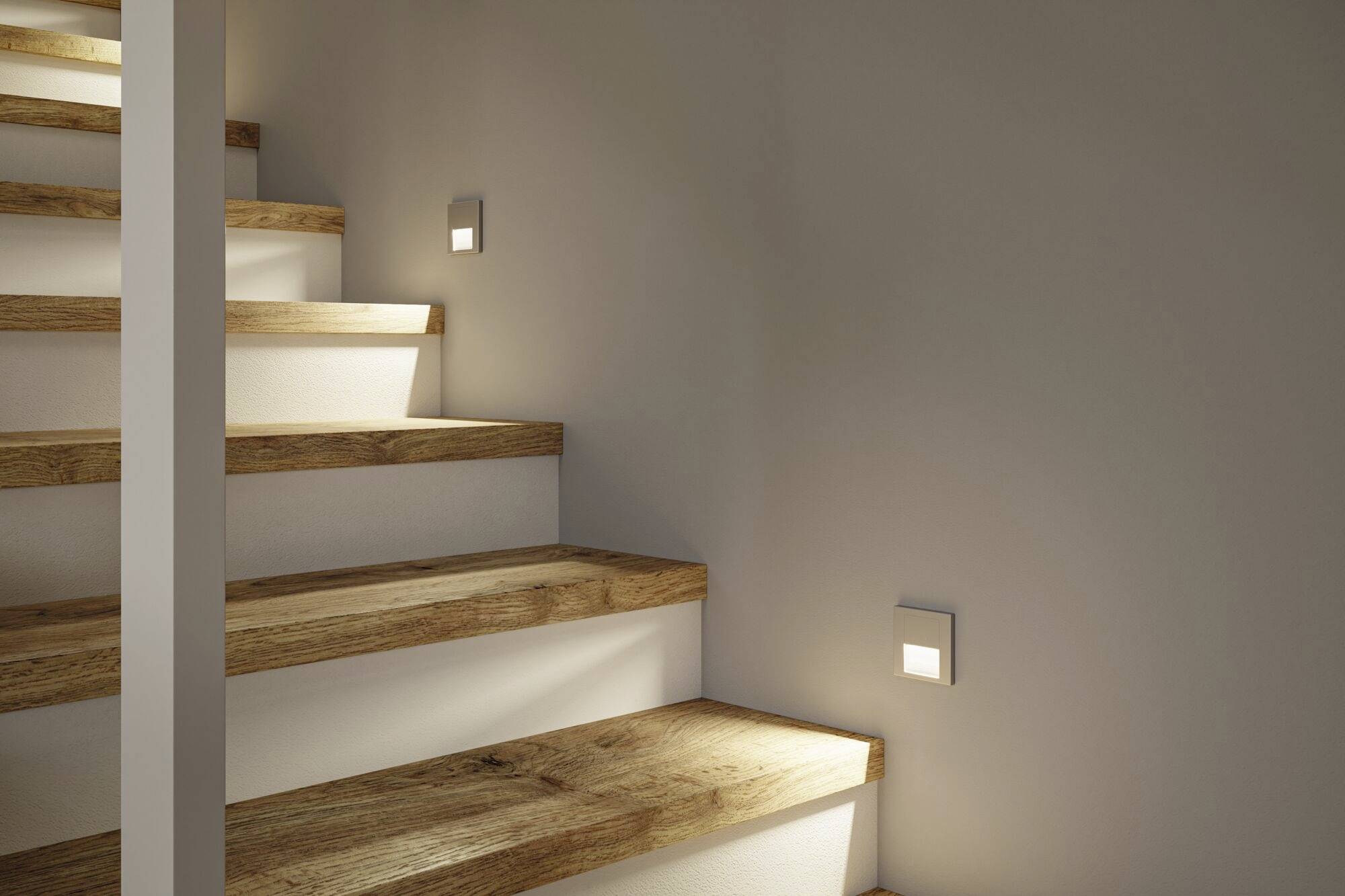 Paulmann 80000 LED Tsaro Wandeinbauleuchte LED 1W Chrom (matt)