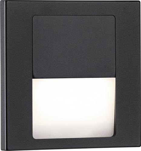 Paulmann 80001 Tsaro eckig 80x36mm Wandeinbauleuchte LED 1W black (