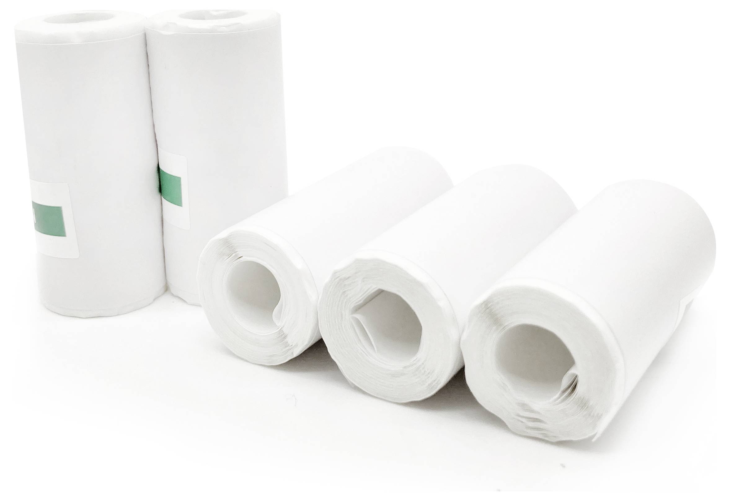 Easypix Sticker Thermopapierrollen Weiß für InstantFUN - 5 Stück Thermo-Bonrolle 55601 Breite: 25mm Länge: 57mm 5St.