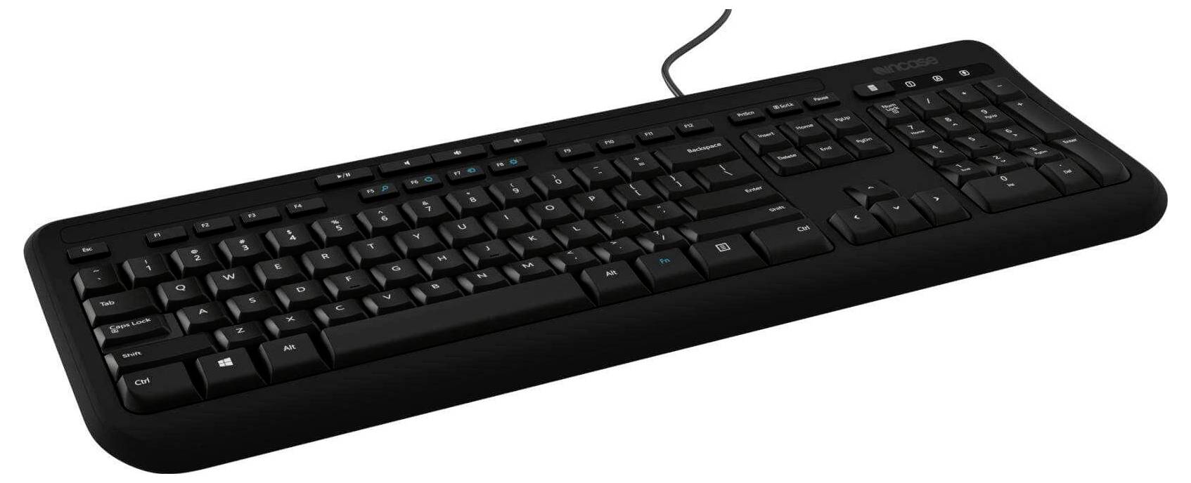 Incase Wired Tastatur 600 Layout Quertz Kabelgebunden Tastatur Deutsch, QWERTZ Schwarz