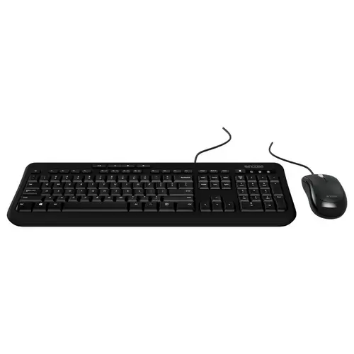 Incase Wired Desktop 600 (Tastatur & Maus) Kabelgebunden Tastatur, Maus-Set Deutsch, QWERTZ Schwarz Incase Wired Desktop 600 (Tastatur & Maus) Kabelgebunden Tastatur, Maus-Set Deutsch, QWERTZ Schwarz
