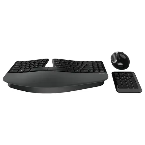Incase Sculpt Eronomic Desktop Funk Tastatur, Maus-Set Ergonomisch, Geteilte Tastatur, Handballenauflage, mit numerischer Incase Sculpt Eronomic Desktop Funk Tastatur, Maus-Set Ergonomisch, Geteilte Tastatur, Handballenauflage, mit numerischer