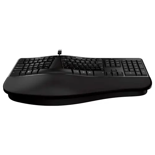 Incase Kabelgebunden Tastatur Separater Nummernblock Schwarz Ergonomisch, Geteilte Tastatur, Handballenauflage, Hotkey Funktion Incase Kabelgebunden Tastatur Separater Nummernblock Schwarz Ergonomisch, Geteilte Tastatur, Handballenauflage, Hotkey Funktion