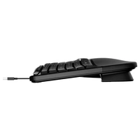 Incase Kabelgebunden Tastatur Separater Nummernblock Schwarz Ergonomisch, Geteilte Tastatur, Handballenauflage, Hotkey Funktion Incase Kabelgebunden Tastatur Separater Nummernblock Schwarz Ergonomisch, Geteilte Tastatur, Handballenauflage, Hotkey Funktion