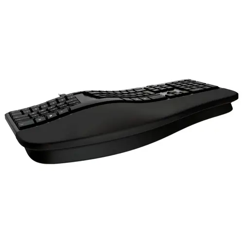 Incase Kabelgebunden Tastatur Separater Nummernblock Schwarz Ergonomisch, Geteilte Tastatur, Handballenauflage, Hotkey Funktion Incase Kabelgebunden Tastatur Separater Nummernblock Schwarz Ergonomisch, Geteilte Tastatur, Handballenauflage, Hotkey Funktion