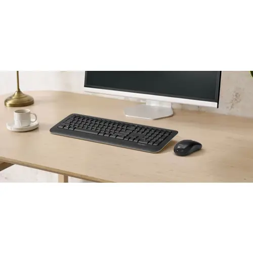Incase Desktop 850 Kabellos Tastatur, Maus-Set Geräuscharme Tasten, Integriertes Scrollrad Deutsch, QWERTZ Schwarz Incase Desktop 850 Kabellos Tastatur, Maus-Set Geräuscharme Tasten, Integriertes Scrollrad Deutsch, QWERTZ Schwarz
