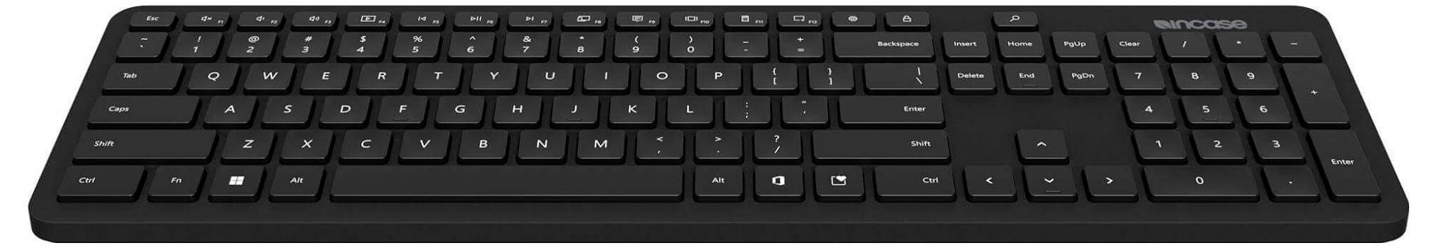 Incase Kabellos Tastatur Deutsch, QWERTZ Schwarz