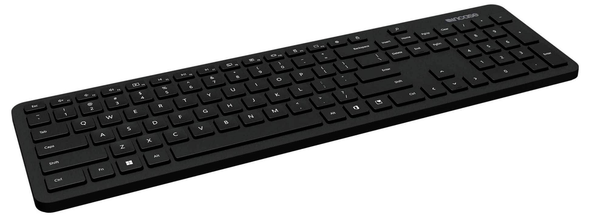 Incase Kabellos Tastatur Deutsch, QWERTZ Schwarz