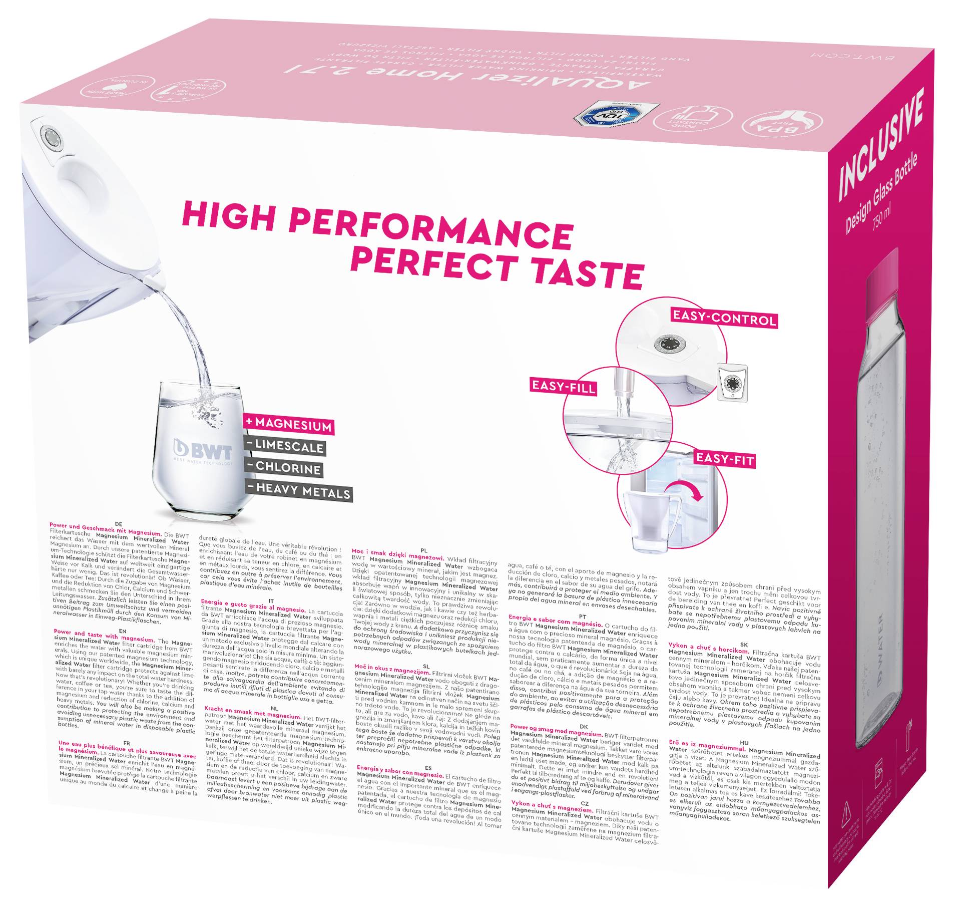 BWT AQUALIZER Home 626883 Wasserfilter 2.7l Weiß