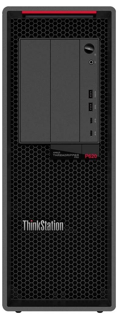 Ein schwarzer Desktop-Tower mit der Aufschrift 