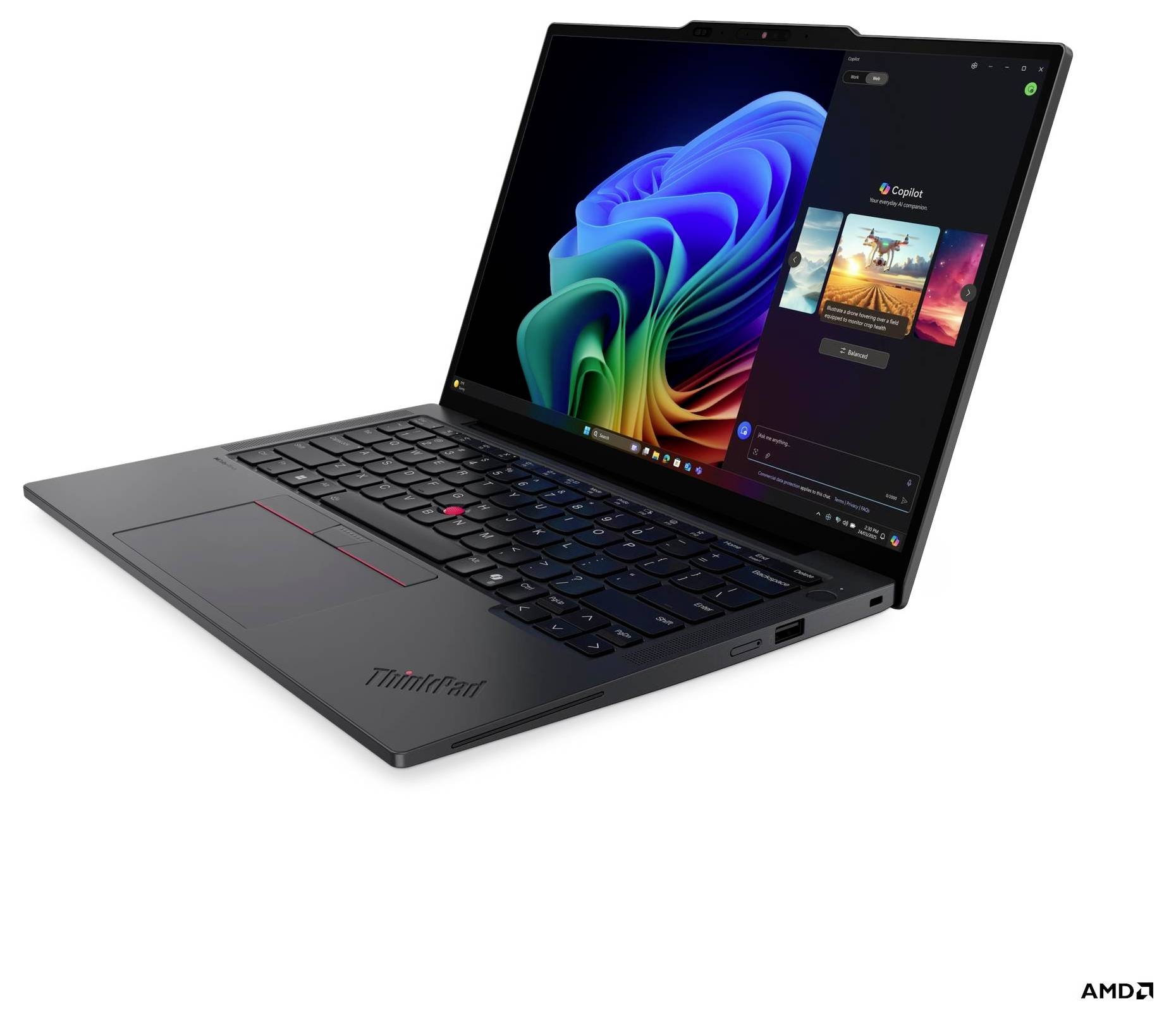 Lenovo Notebook 21RM002KGE 33.8cm (13.3 Zoll) WUXGA AMD Ryzen AI 7 350 32GB RAM 1TB SSD Deutsch, QWERTZ AMD AMD Radeon™ 860M