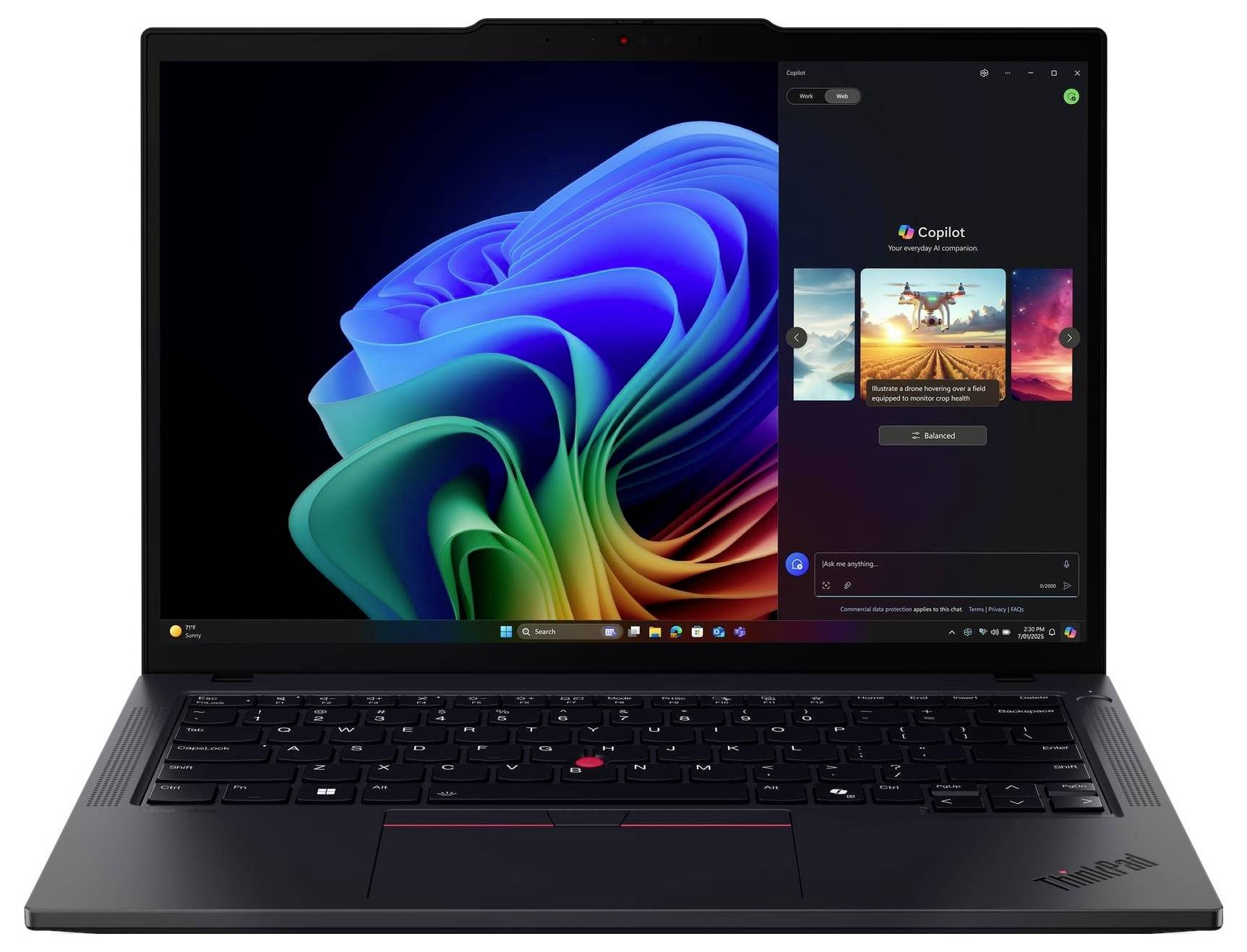 Lenovo Notebook 21QG003NGE 35.6 cm (14 Zoll) WUXGA Intel® Core™ Ultra 5 228V 32 GB RAM 1 TB SSD Deutsch, QWERTZ Intel Intel® Arc™ Graphics 130