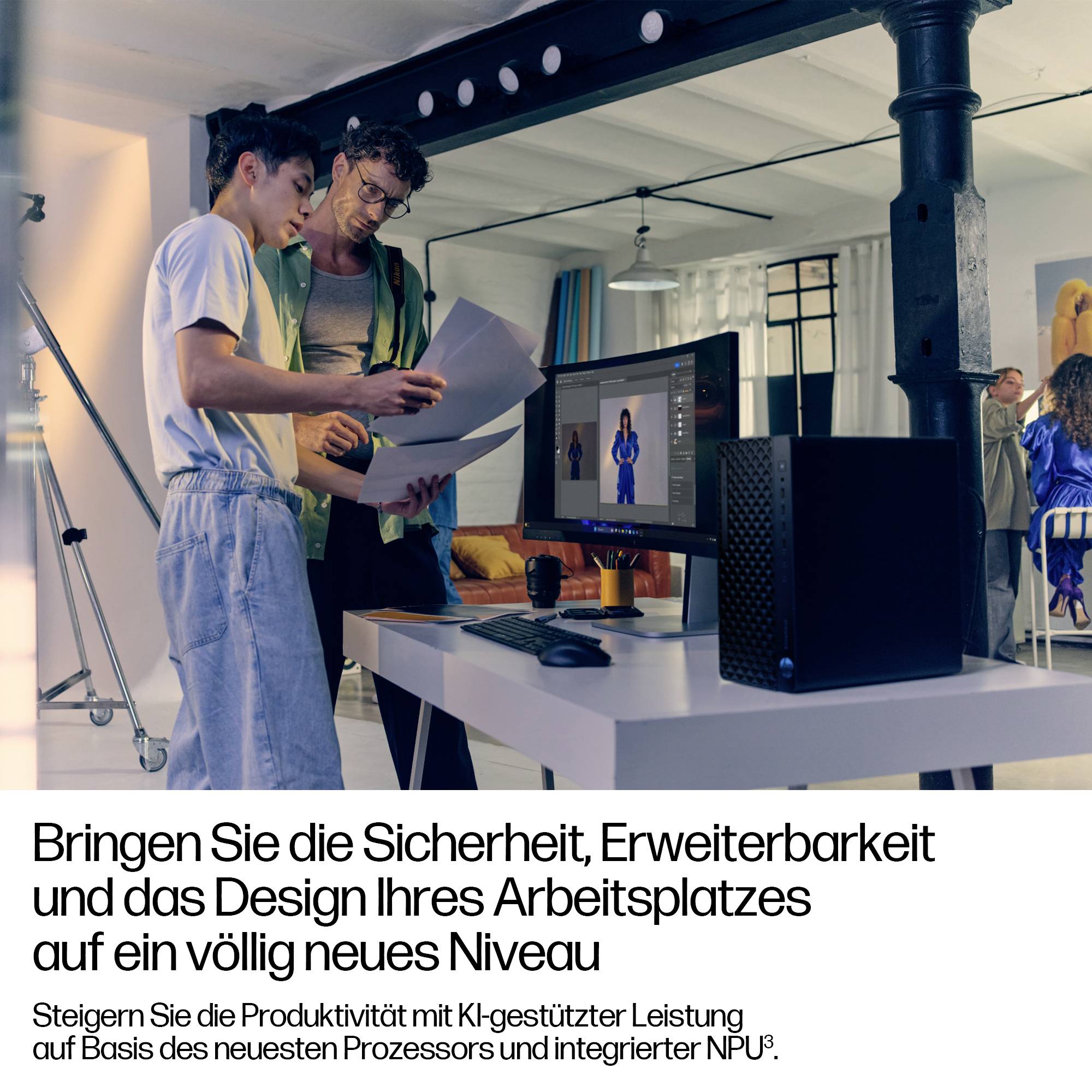 HP Workstation EliteDesk 8 G1i 245 5.1GHz 8GB RAM 1TB SSD Intel NVIDIA GeForce RTX 3050 GDDR6 Win 11 Pro A55N9ET