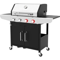 Profi Cook PC-GG 1311 Gas Gas-Grill 4 Brenner, Thermometer im Deckel Schwarz, Edelstahl Profi Cook PC-GG 1311 Gas Gas-Grill 4 Brenner, Thermometer im Deckel Schwarz, Edelstahl