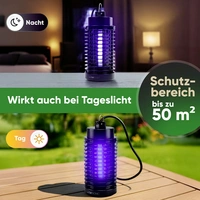 Clatronic ISL 3823 264033 UV-Insektenfänger UV-Licht, Stromgitter 4W (B x H x T) 101 x 255 x 101mm Schwarz 1St. Clatronic ISL 3823 264033 UV-Insektenfänger UV-Licht, Stromgitter 4W (B x H x T) 101 x 255 x 101mm Schwarz 1St.