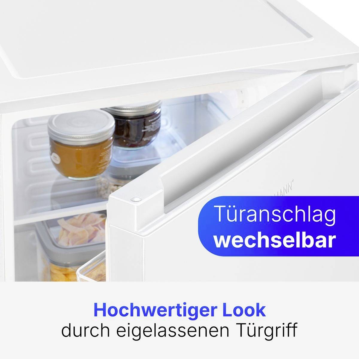 Bomann VS 7255 Kühlschrank EEK: E (A - G) 87l Standgerät Weiß