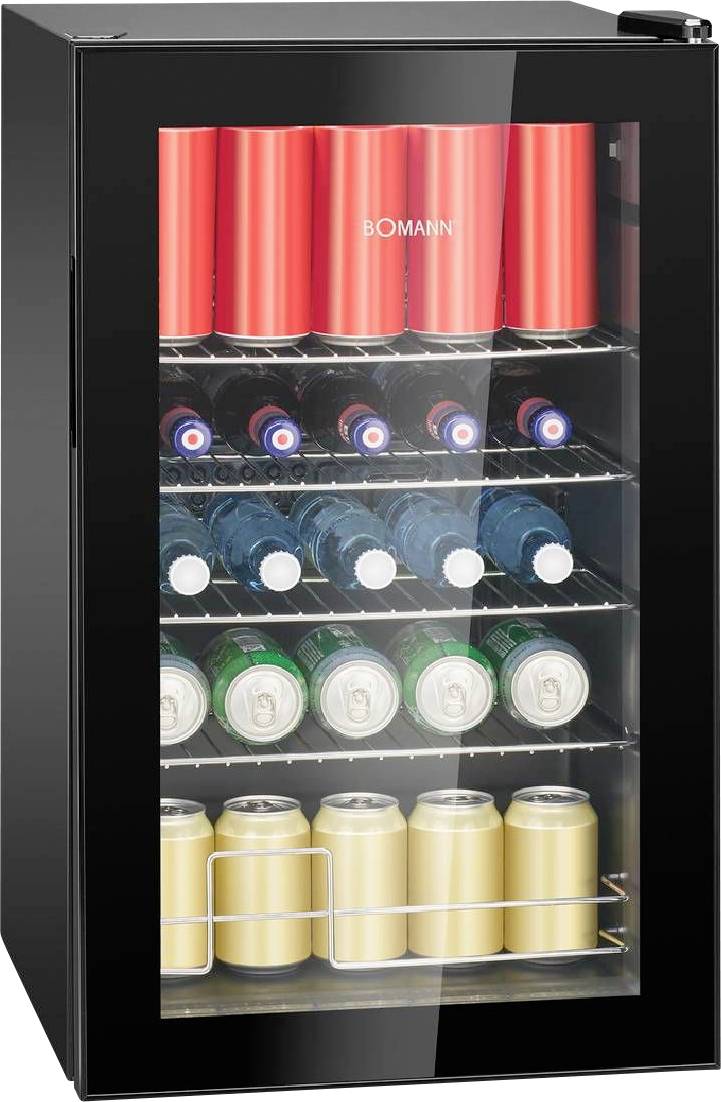 Bomann KSG 7287 Kühlschrank EEK: E (A - G) 63 l Standgerät Schwarz
