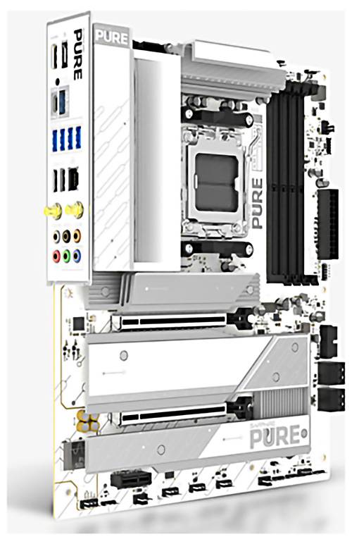 Sapphire PURE X870A Mainboard Sockel (PC) AMD® AM5 Formfaktor (Details) ATX Mainboard-Chipsatz AMD® X870