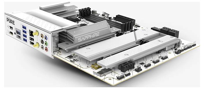 Sapphire PURE X870A Mainboard Sockel (PC) AMD® AM5 Formfaktor (Details) ATX Mainboard-Chipsatz AMD® X870