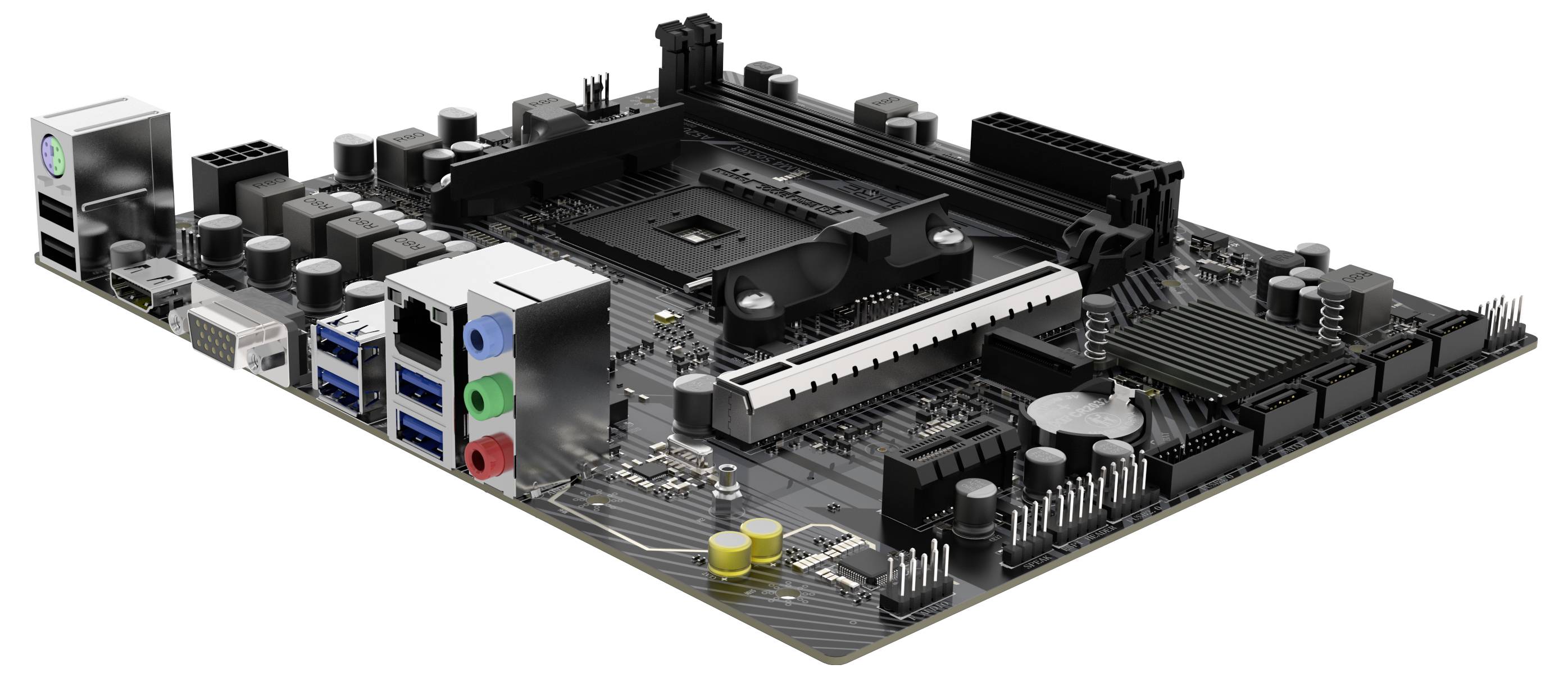 Sapphire 52119-04-40G Mainboard Sockel (PC) AMD® AM4 Formfaktor (Details) Micro-ATX Mainboard-Chipsatz AMD® A520