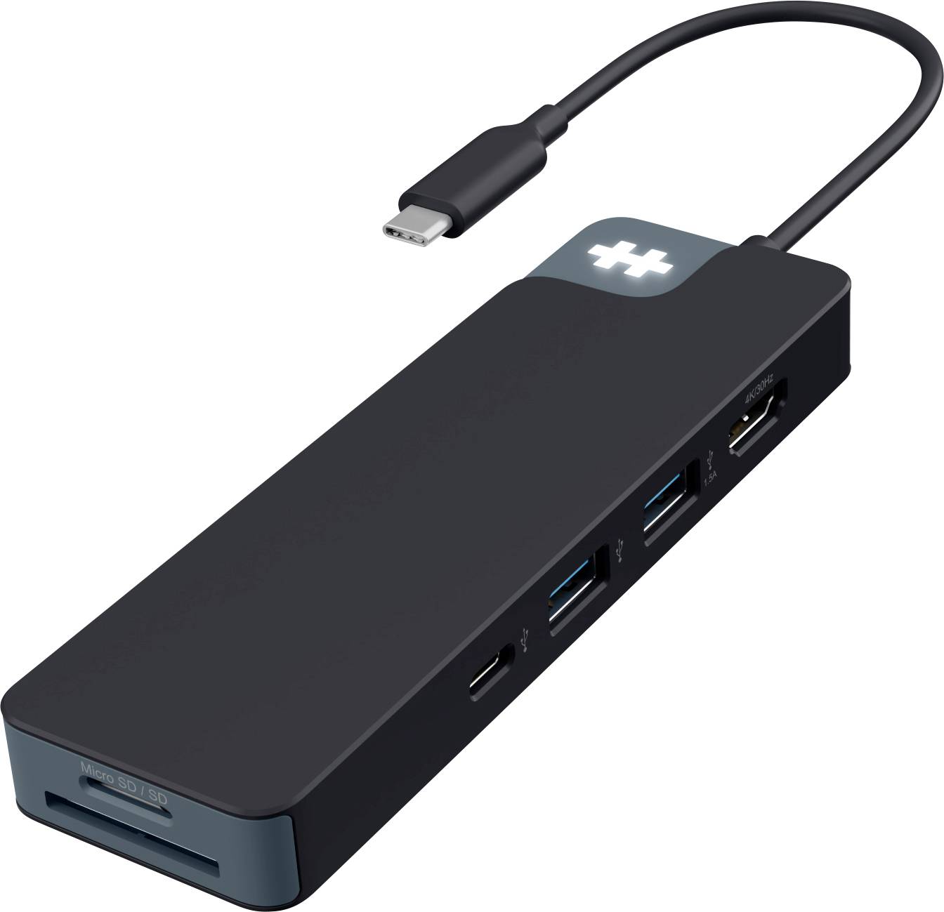 HYPER USB-C® Dockingstation HyperDrive Flex integrierter Kartenleser