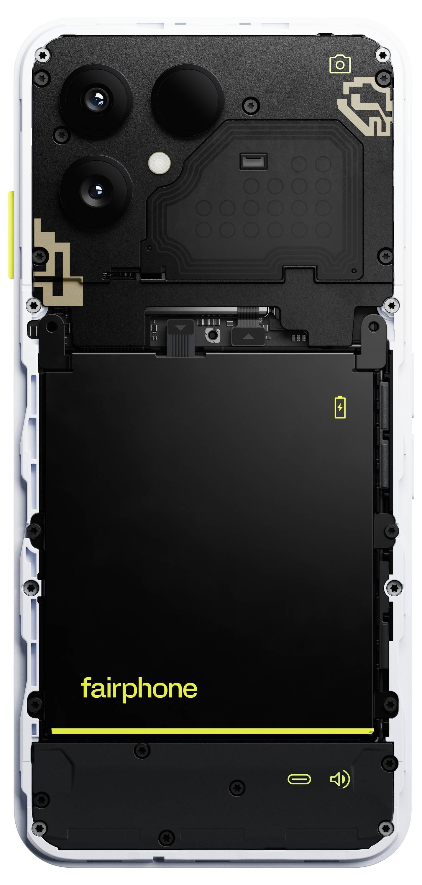 Fairphone 6 256GB Weiß EEK A (A - G) 16cm (6.31 Zoll) Smartphone