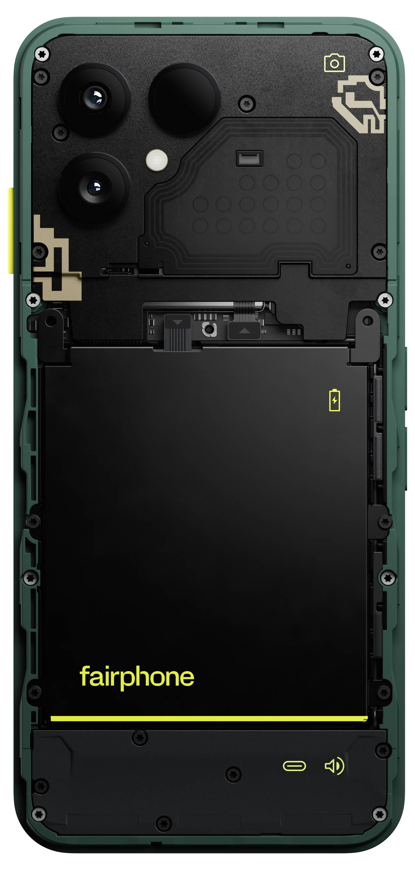 Fairphone 6 256GB Grün EEK A (A - G) 16cm (6.31 Zoll) Smartphone