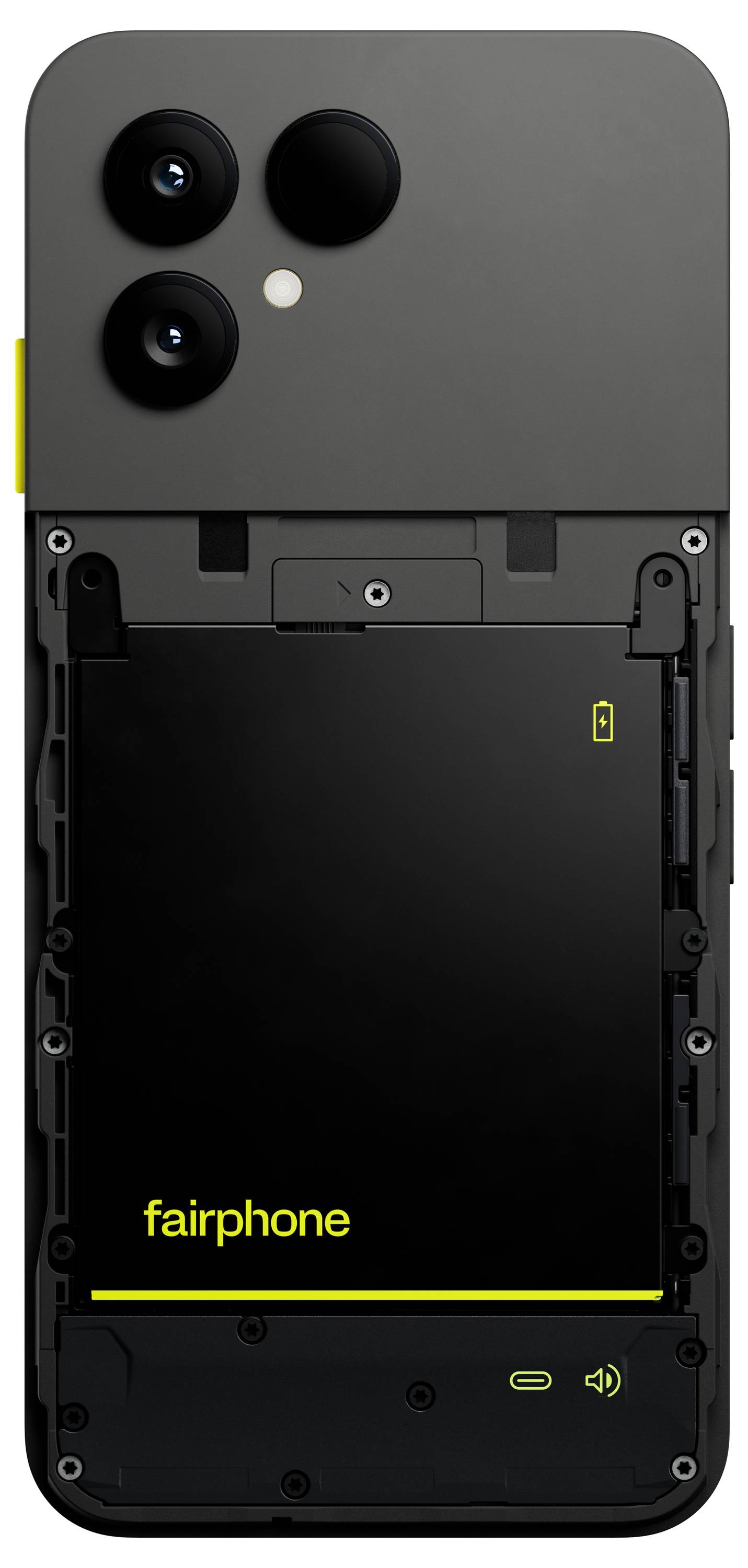 Fairphone Fairphone 6 256 GB Schwarz EEK A (A - G) 16 cm (6.31 Zoll) Smartphone