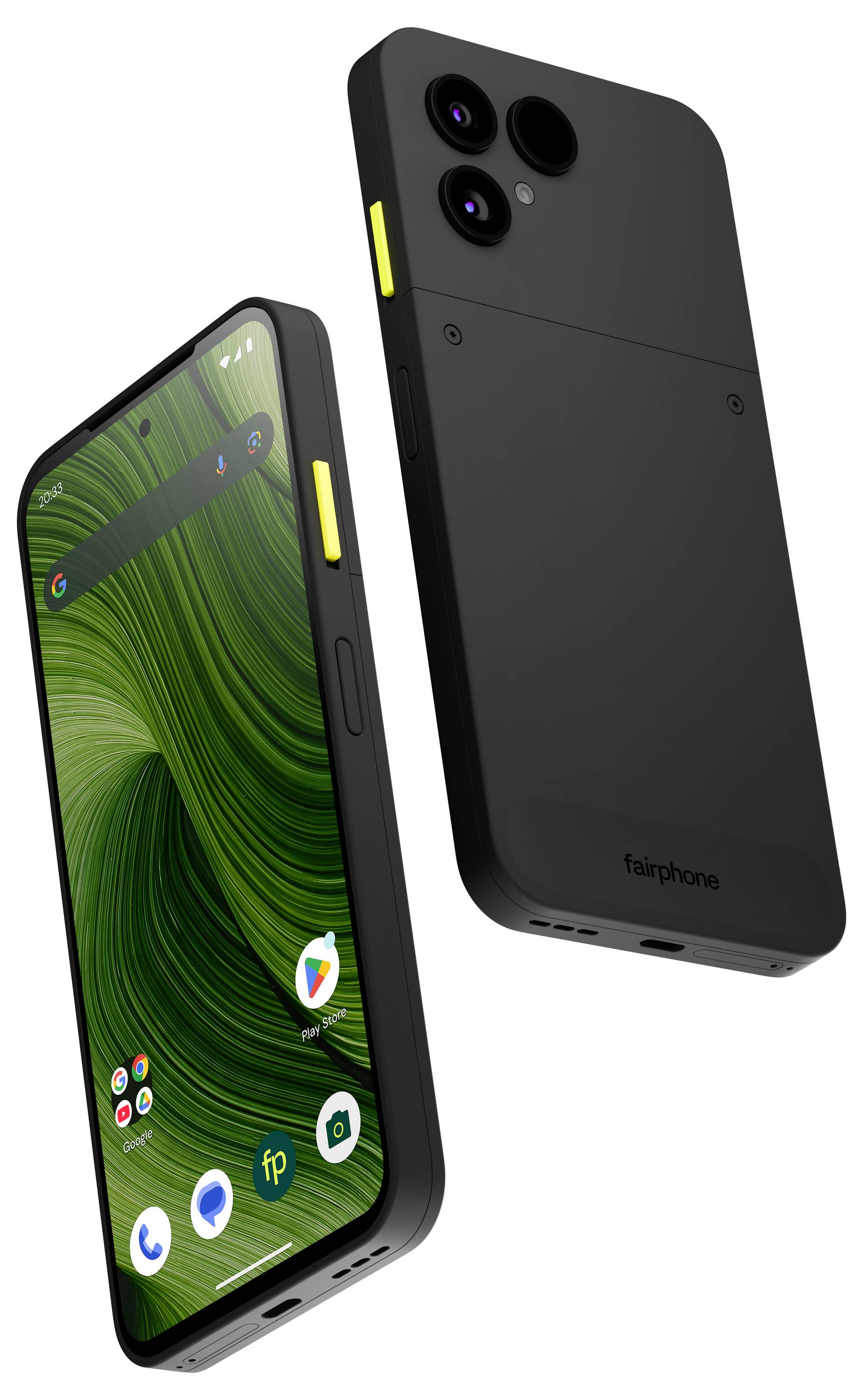 Fairphone Fairphone 6 256 GB Schwarz EEK A (A - G) 16 cm (6.31 Zoll) Smartphone