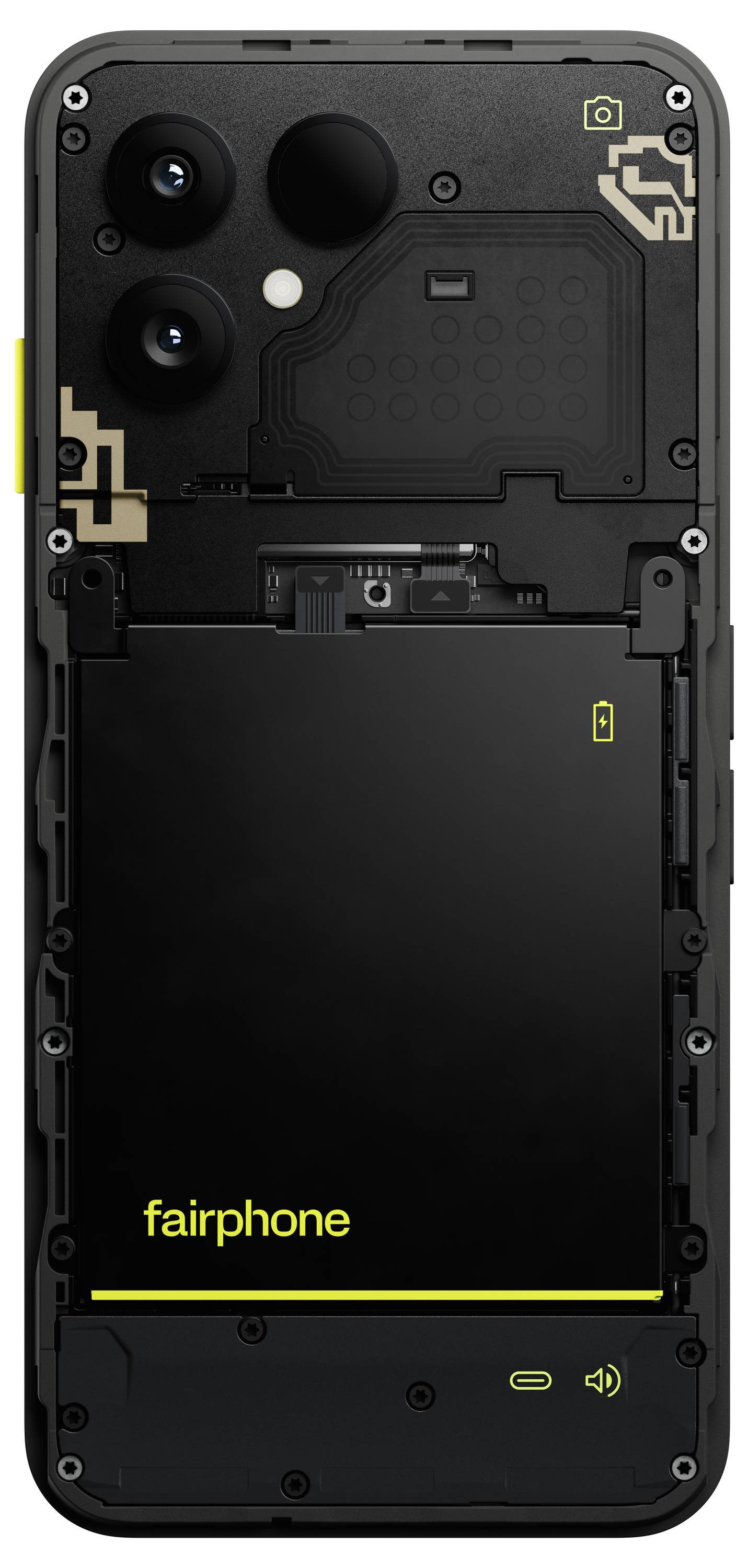 Fairphone Fairphone 6 256 GB Schwarz EEK A (A - G) 16 cm (6.31 Zoll) Smartphone