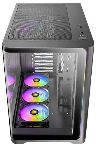 Antec 0-761345-10225-4 Midi-Tower PC-Gehäuse Schwarz 4 vorinstallierte Lüfter