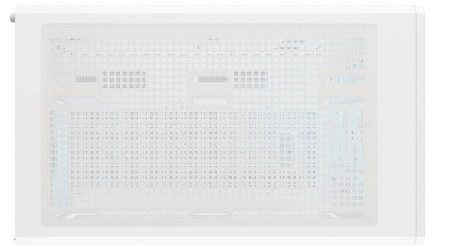 Digitale Klimaanlage des Typs 'AIR' mit Fabrikausführung, ausgestattet mit einem minimalistischen und modernen Design, versehen mit einem Frontgitterblende und LED-Anzeigen.