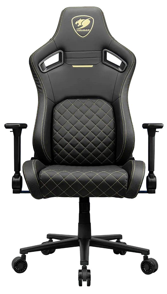 Cougar 3MDFLGLB.0001 Gaming-Stuhl Schwarz, Gold