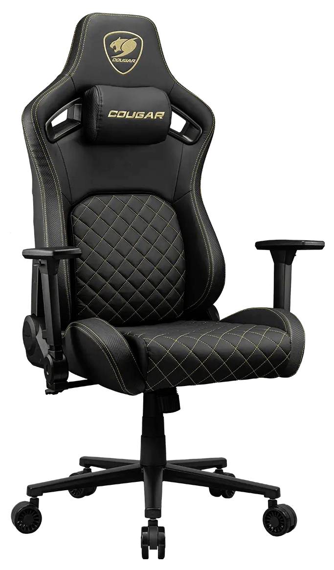 Cougar 3MDFLGLB.0001 Gaming-Stuhl Schwarz, Gold
