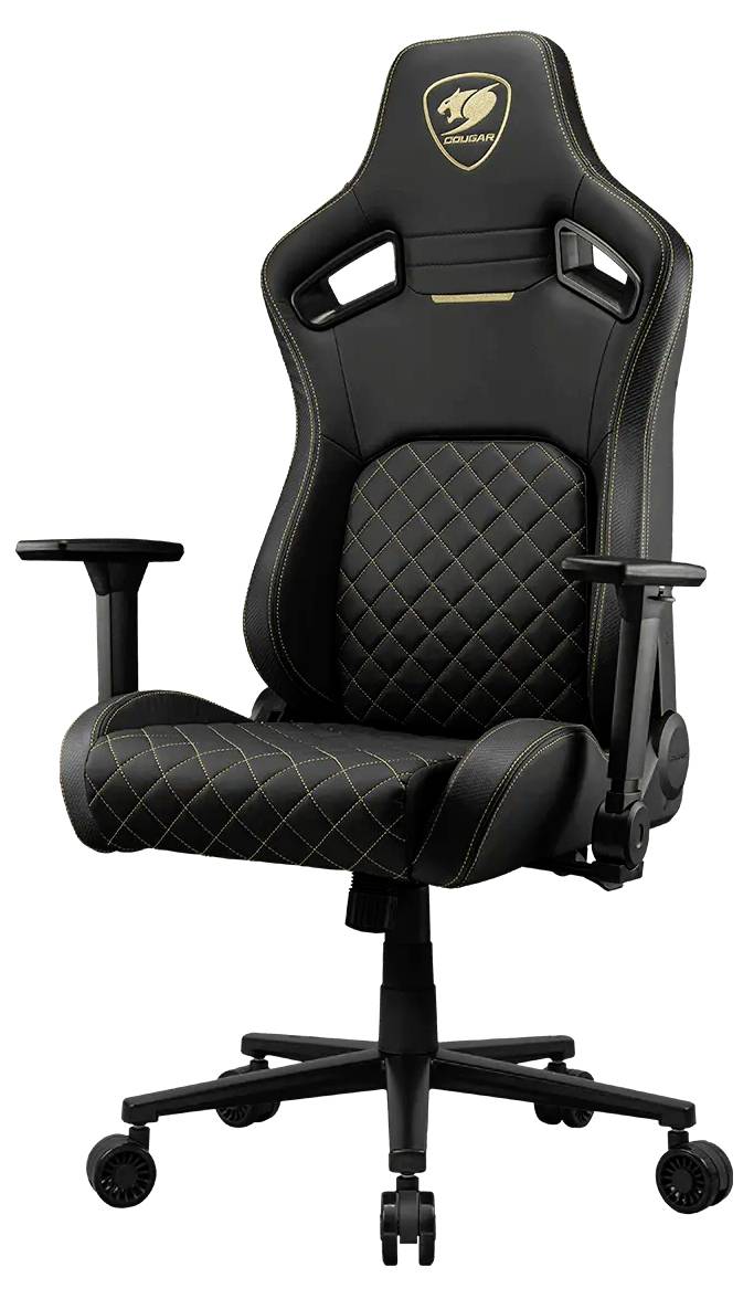 Cougar 3MDFLGLB.0001 Gaming-Stuhl Schwarz, Gold