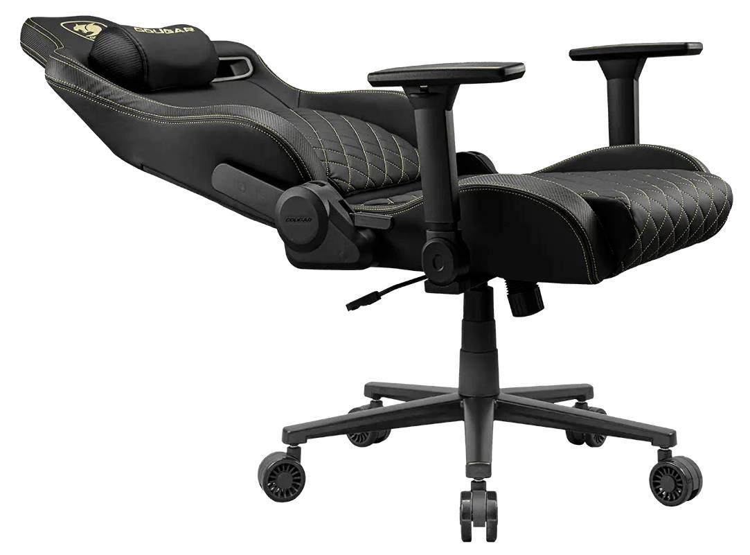Cougar 3MDFLGLB.0001 Gaming-Stuhl Schwarz, Gold