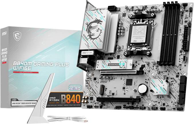MSI 7E77-003R Mainboard Sockel (PC) AMD® AM5 Formfaktor (Details) Micro-ATX Mainboard-Chipsatz AMD® B840