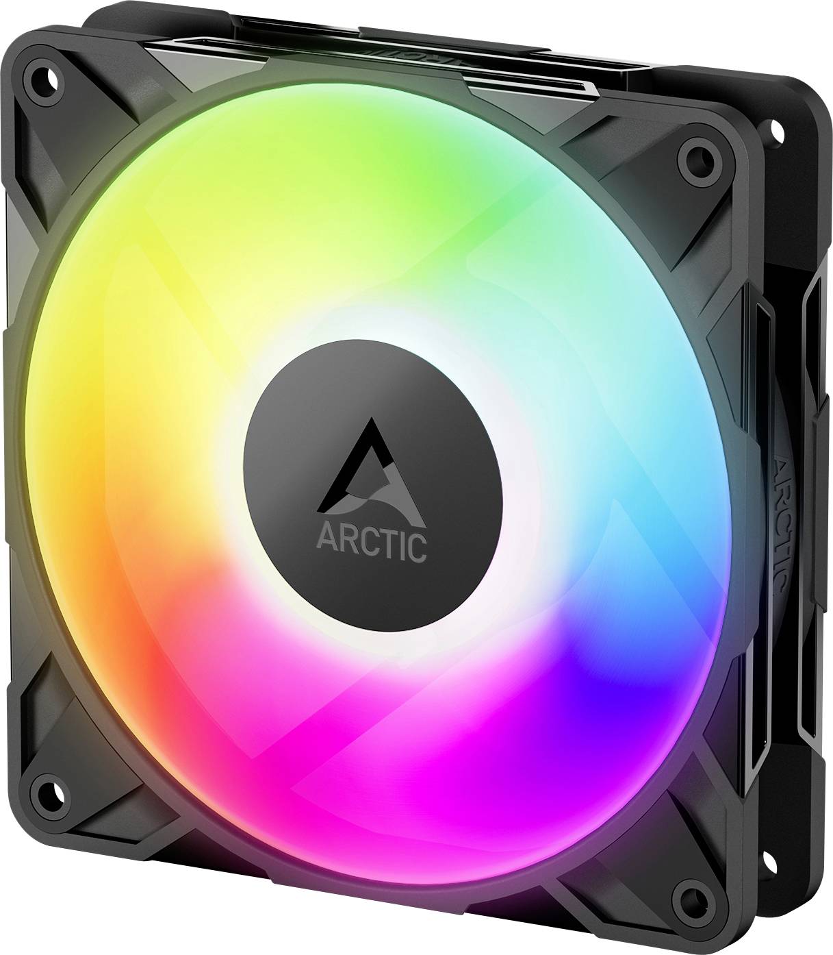 Arctic ACFAN00309A PC-Gehäuse-Lüfter Schwarz inkl. LED-Beleuchtung