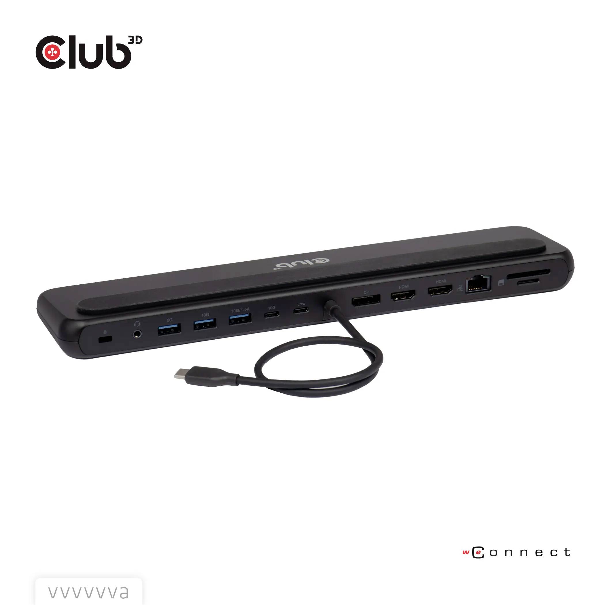 Club3D USB-C® Dockingstation CSV-2541 USB-C® Power Delivery
