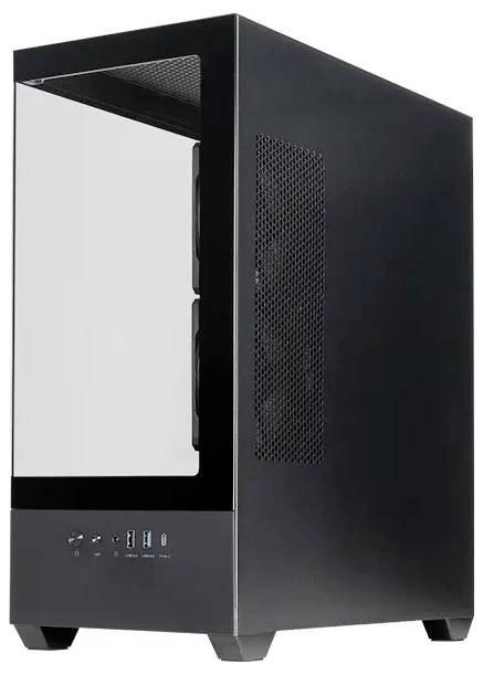 Chieftec GT-01B-OP Midi-Tower PC-Gehäuse Schwarz 3 vorinstallierte Lüfter, Seitenfenster