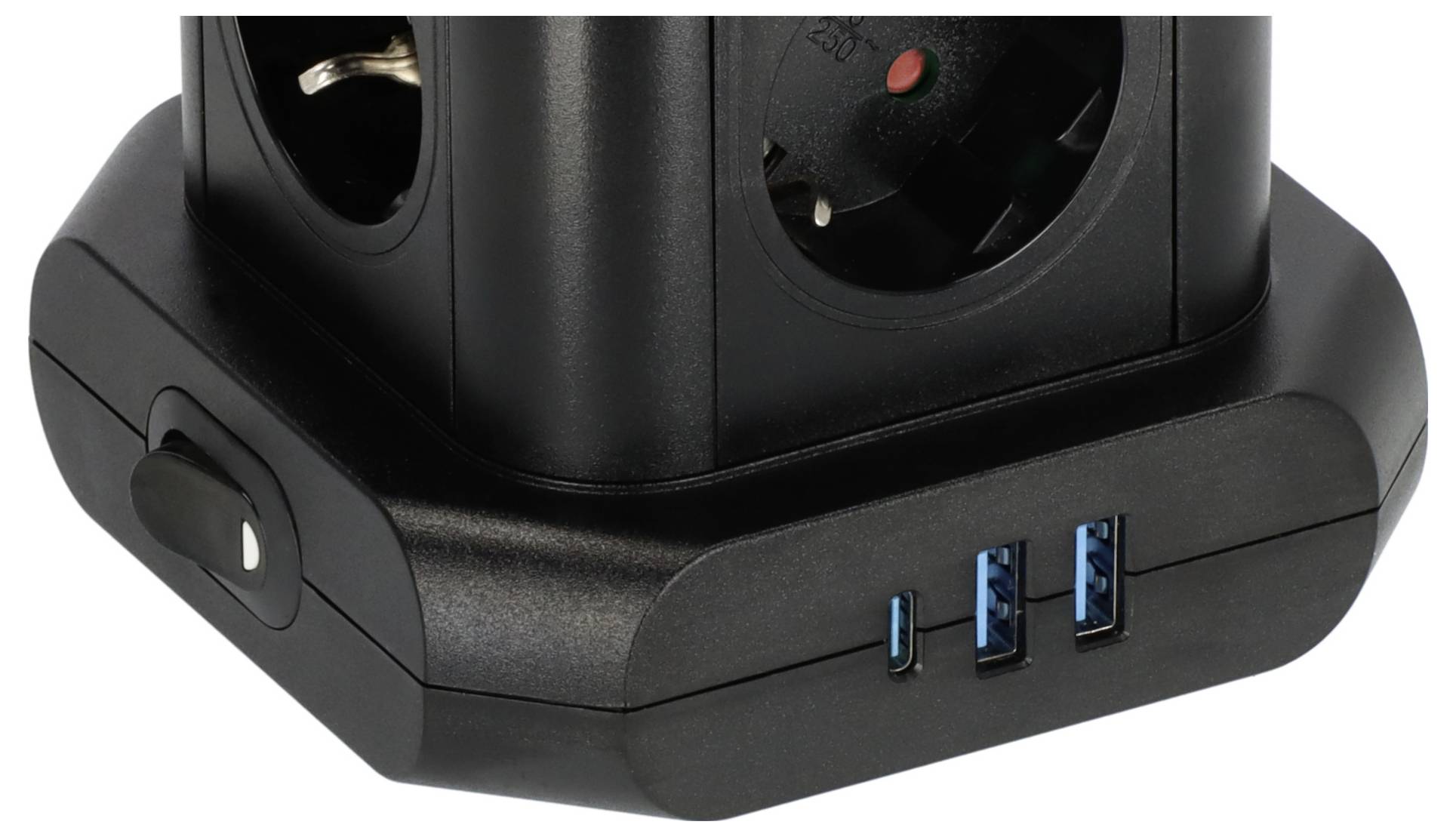 Brennenstuhl 1153560010 Steckdosenturm Schwarz 1 St.