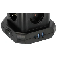 Brennenstuhl 1153560010 Steckdosenturm Schwarz 1 St. Brennenstuhl 1153560010 Steckdosenturm Schwarz 1 St.