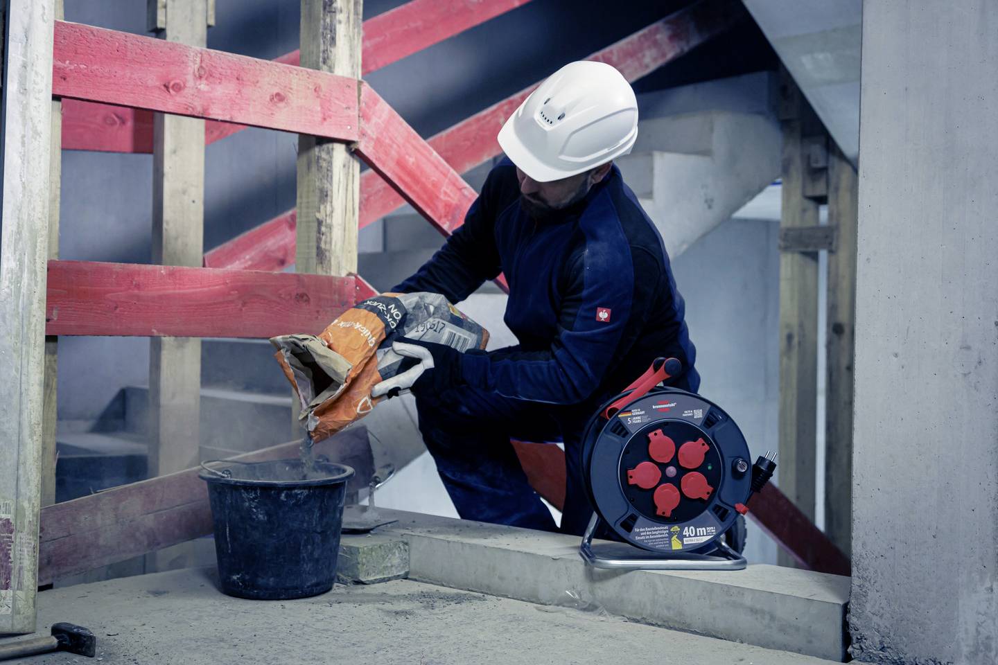 Brennenstuhl 9231400101 Kabeltrommel 40m Schwarz