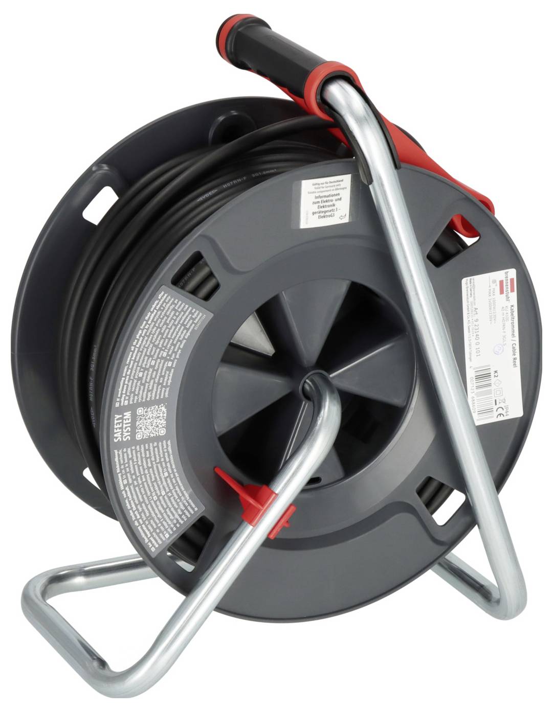Brennenstuhl 9231400101 Kabeltrommel 40m Schwarz