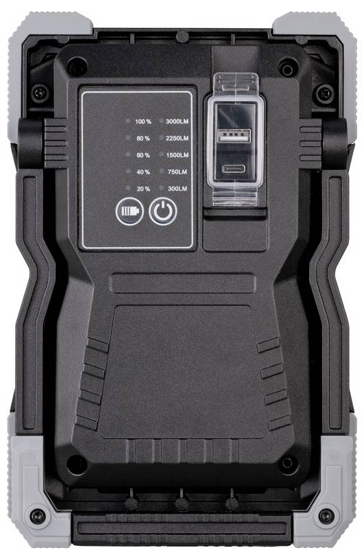 Brennenstuhl 1173110100 RUFUS LED Arbeitsleuchte akkubetrieben 3000lm Anzahl mitgelieferte Akkus 1