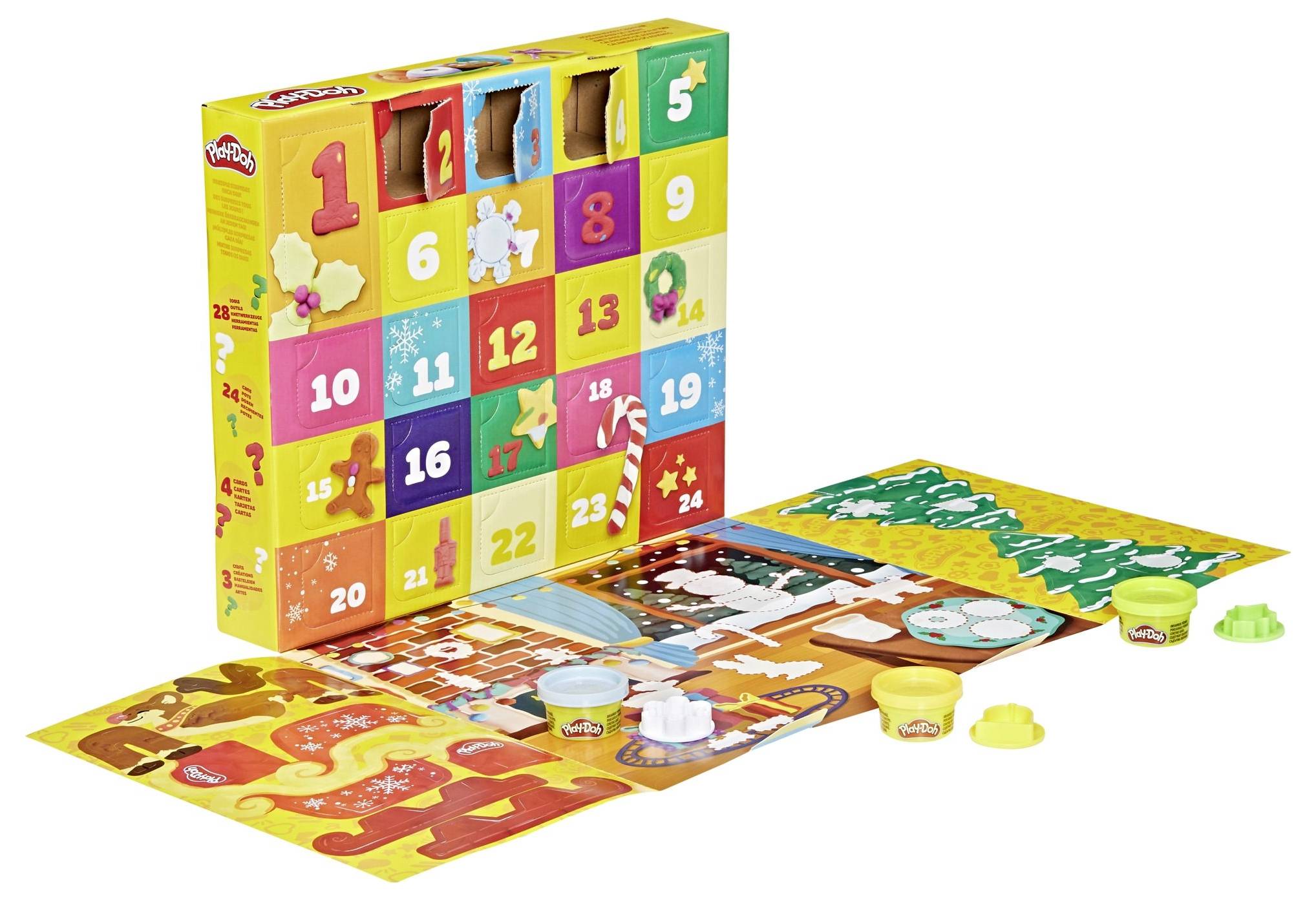 Hasbro Play-Doh Spielwaren Adventskalender Altersklasse ab 3 Jahre