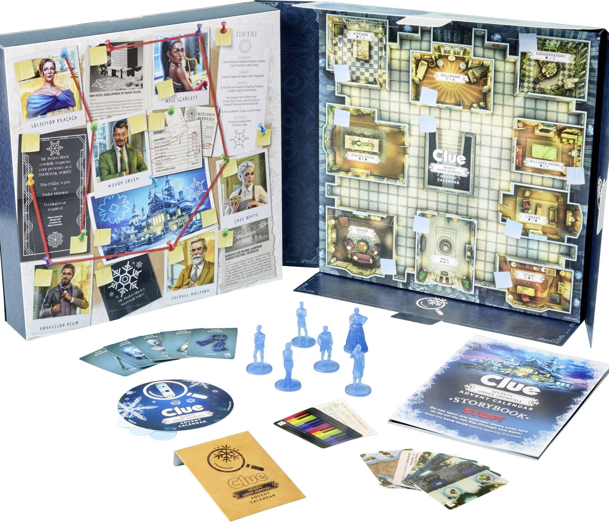 Hasbro Cluedo Spielwaren Adventskalender Altersklasse ab 10 Jahre
